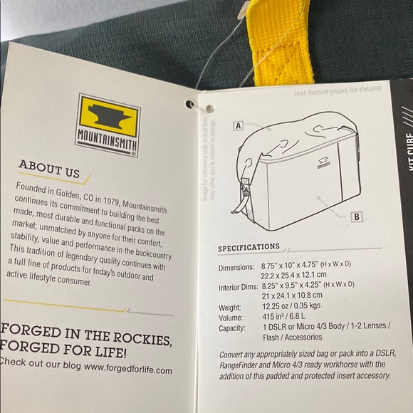 Mountain Smith Black and Yellow Cover Kit Cube (NWT) - Picture 7 of 8